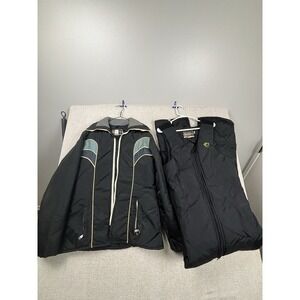 Vintage Arcticwear Artic Cat Full Set Coat And Snow Bib Size Large / Medium